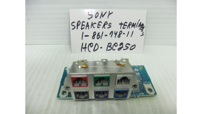 Sony  1-861-748-11 terminals haut-parleurs